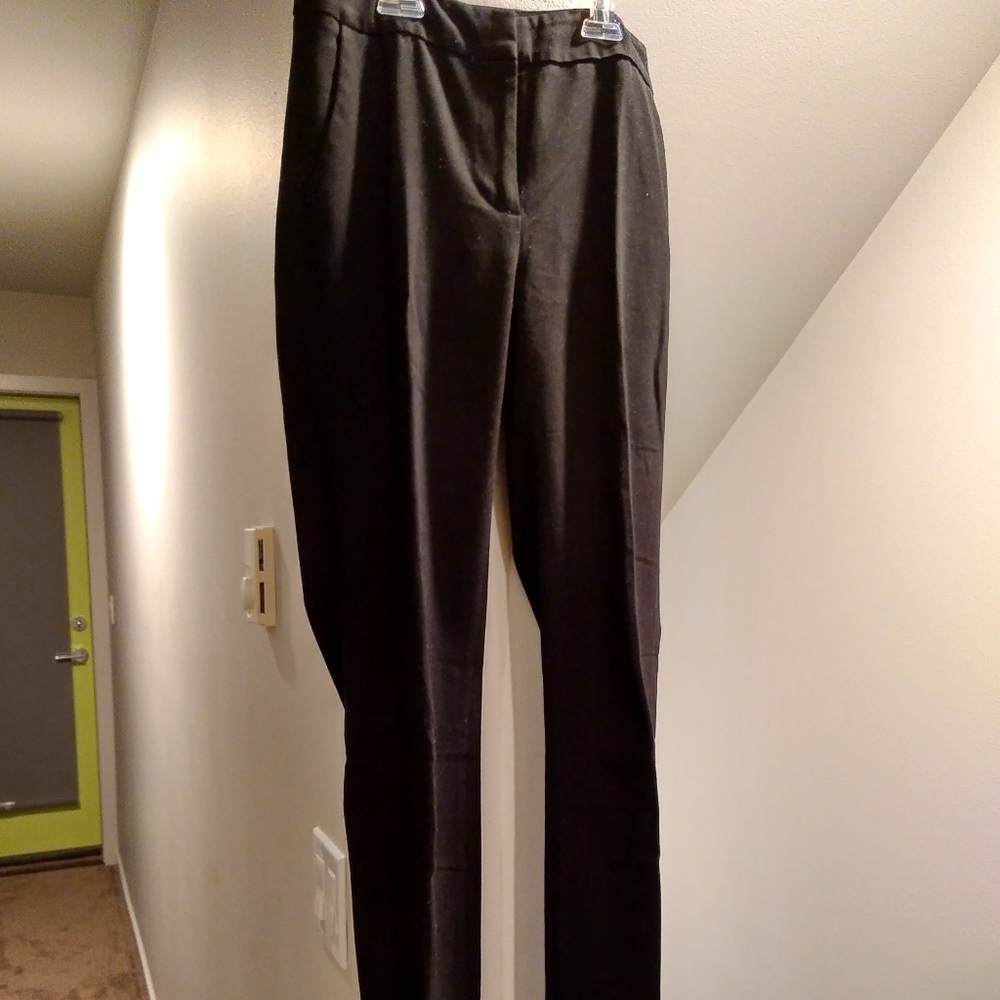 White House Black Market Black slim trousers